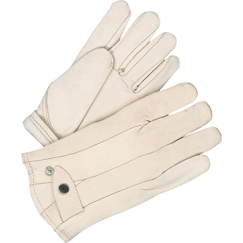 Gants classiques de cordeur, 10, Paume Cuir fleur de vache, Doubleure Molleton Distribution Élite MP