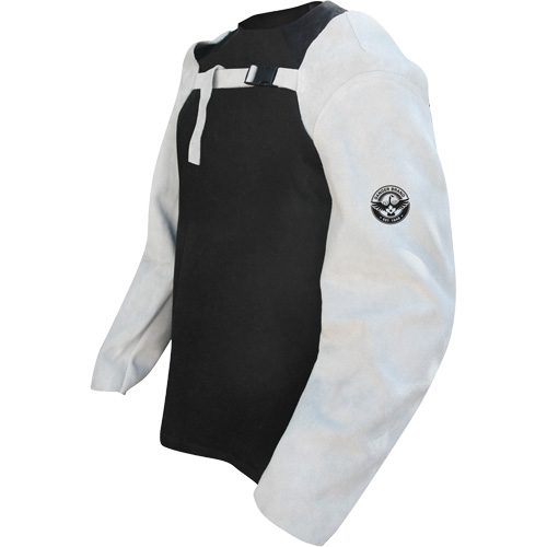 Manchons de soudage en cuir, 24" lo, Gris perle Distribution Élite MP