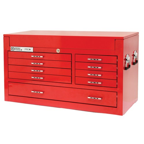 Coffre sup&eacute;rieur de s&eacute;rie PRO+, 42" la, 9 tiroirs, Rouge Distribution Élite MP