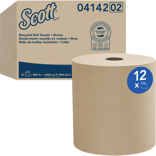 Scott&reg; Universal Hard Roll Towels, 1 Ply, Standard, 800' L Distribution Élite MP