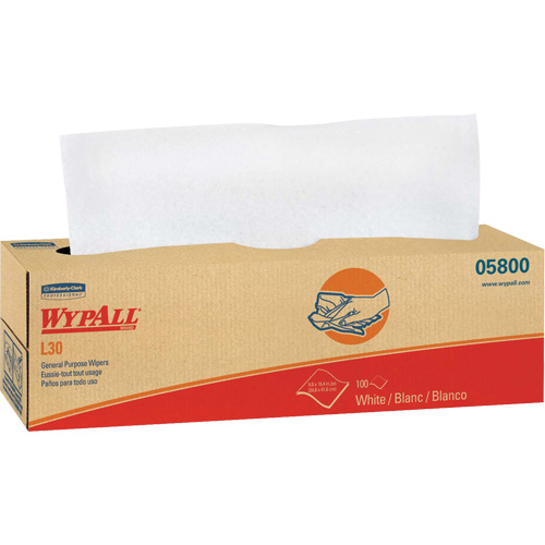 Essuie-tout &agrave; usage g&eacute;n&eacute;ral L30 WypAll, Tout usage, 16-2/5" lo x 9-4/5" la Distribution Élite MP