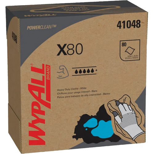 Chiffons &agrave; usage prolong&eacute; X80 WypAll, Robuste, 16-4/5" lo x 9" la Distribution Élite MP