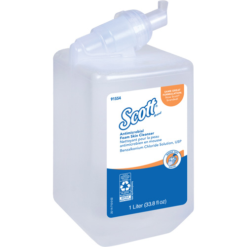 Nettoyant antimicrobien pour la peau Control de Scott, Mousse, 1 L, Sans parfum Distribution Élite MP