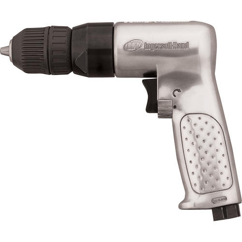 Perceuse pneumatique r&eacute;versible, 4 pi³/min, 1/4" NPTF, 93 dBA, 3/8" mandrin, Sans cl&eacute; Distribution Élite MP