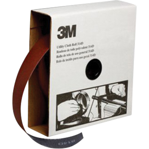 Utility Sanding Roll, Aluminum Oxide, 2" W x 150' L, P400 Grit Distribution Élite MP