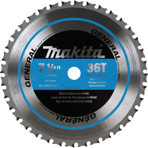 Lame de scie &agrave; pointes au CERMET, 7-1/4", 36 dents, Pour M&eacute;tal Distribution Élite MP