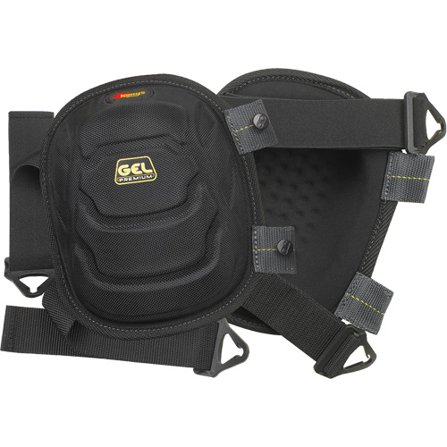 Gel-Tek Flooring Knee Pad, Buckle Style, Plastic Caps, Gel Pads Distribution Élite MP