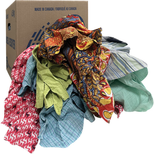 Chiffons d'essuyage, M&eacute;lange de couleurs, 10 lb Distribution Élite MP