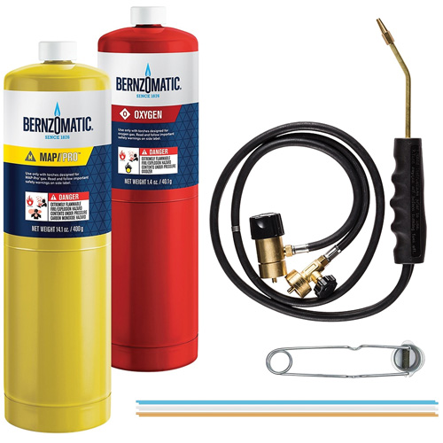 Ensemble de chalumeau de brasage, Oxyg&egrave;ne Distribution Élite MP