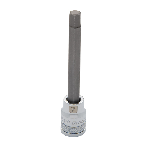 Long Metric Bit Socket, 7 mm x 3-5/8" L, 3/8" Drive Distribution Élite MP