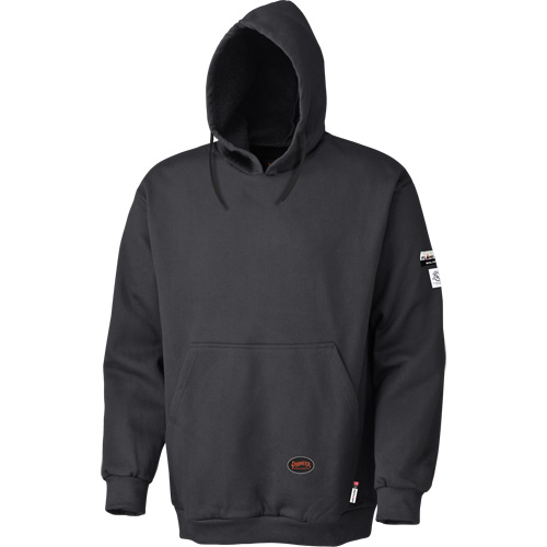 335 Chandail &agrave; capuche ignifug&eacute;, Hommes, Grand, Noir, 22 cal/cm² Distribution Élite MP
