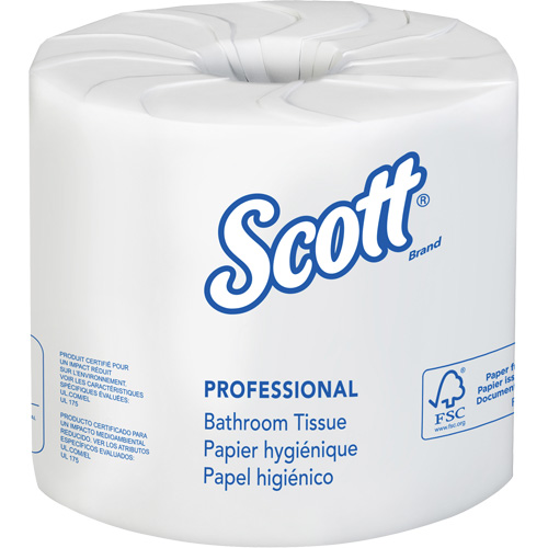 Papier hygi&eacute;nique Scott Essential, 2 Pli, 506 Feuilles/Rouleu, Longueur 169', Blanc Distribution Élite MP