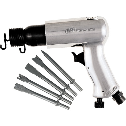 Marteau pneumatique avec jeu de burins, 3 pi³/min, 1/4" NPT, 3500 coups/min, 11/16" x 2-5/8" (17,46 mm x 66,68 mm) Distribution Élite MP