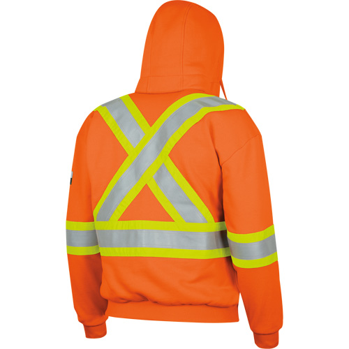 338SF Capuche &agrave; fermeture &eacute;clair ignifug&eacute;e, Hommes, T-Grand, Orange haute visibilit&eacute;, 22 cal/cm² Distribution Élite MP