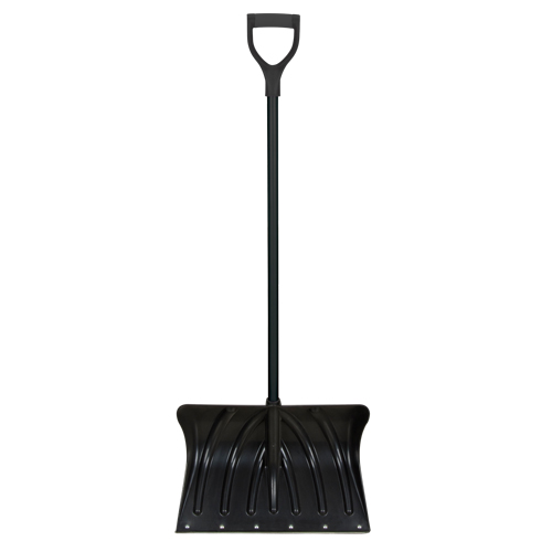 Pelle &agrave; neige en poly avec bande d'usure en acier, Lame Polypropyl&egrave;ne, Largueur 19-3/4", Manche Prise en D, Bande d'usure Compris Distribution Élite MP