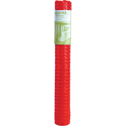 Plastic Snow Fence, 50' L x 4' W, Orange Distribution Élite MP