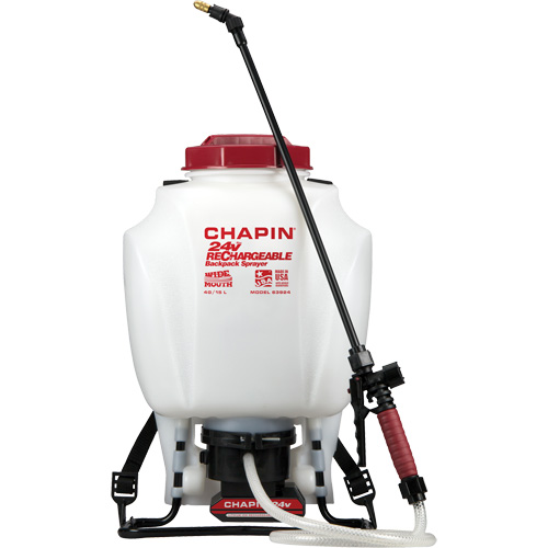 Pulv&eacute;risateur dorsal rechargeable, 4 gal. (15 L) Distribution Élite MP