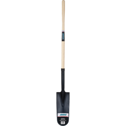 Pelle &agrave; drain, Acier durci, Lame 14" x 6", 46" lo, Manche Droit Distribution Élite MP