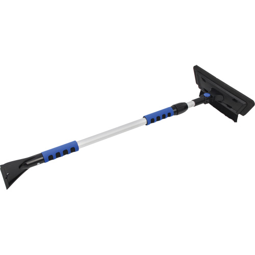 Brosse &agrave; neige, T&eacute;lescopique, lame Mousse de CAV/E, 48" Longueur, Noir/Bleu Distribution Élite MP