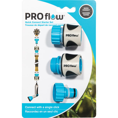 Trousse de d&eacute;marrage de raccords rapides Pro Flow Distribution Élite MP