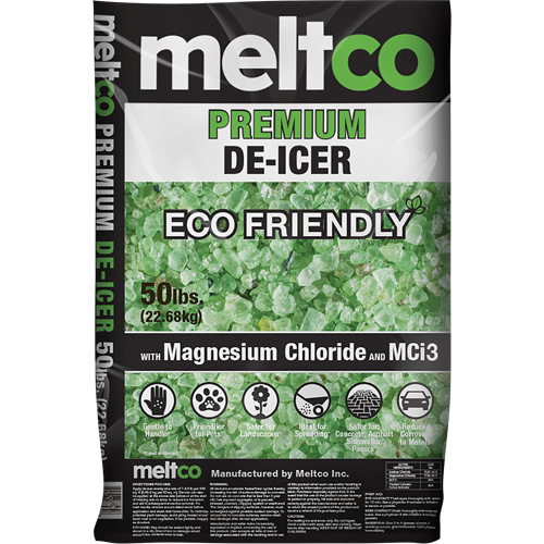 Premium Eco-Friendly De-Icer, Bag, 50 lbs.(22.7 kg), -25°C (-15°F) Melting Point Distribution Élite MP