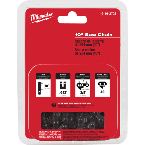 Chaîne de scie M18 Fuel 10" Distribution Élite MP