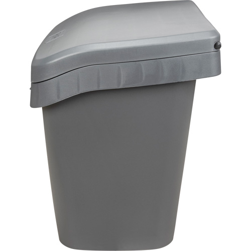Bacs d'entreposage pour sel & sable, Avec Moraillon, 21" x 27" x 26", 4,24 pi³, Gris Distribution Élite MP