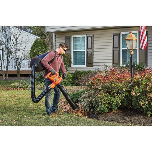 Souffleur/aspirateur/broyeur de feuilles 3-en-1 VacPack, Vitesse d'air 250 mi/h, &eacute;lectrique Distribution Élite MP