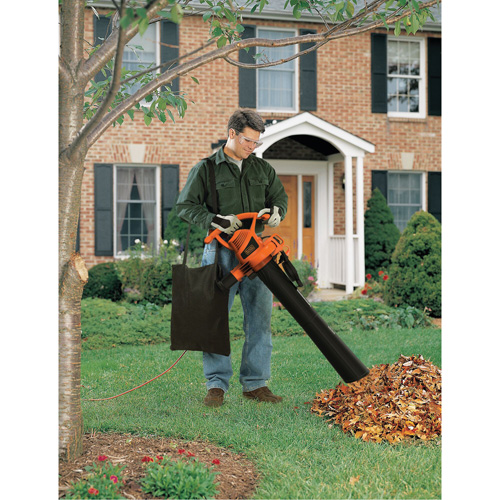 Souffleur/aspirateur/broyeur de feuilles, Vitesse d'air 210 mi/h, &eacute;lectrique Distribution Élite MP