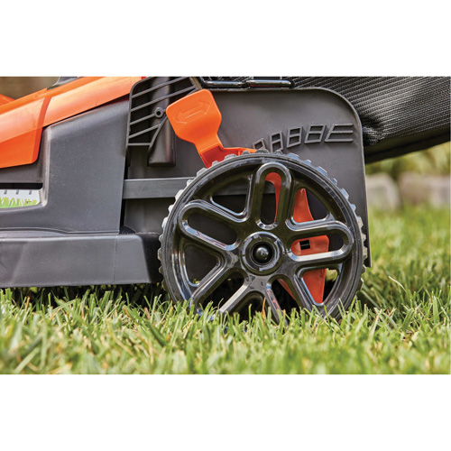 Lawn Mower with Comfort Grip Handle, Push Walk-Behind, Electric, 15" Cutting Width Distribution Élite MP