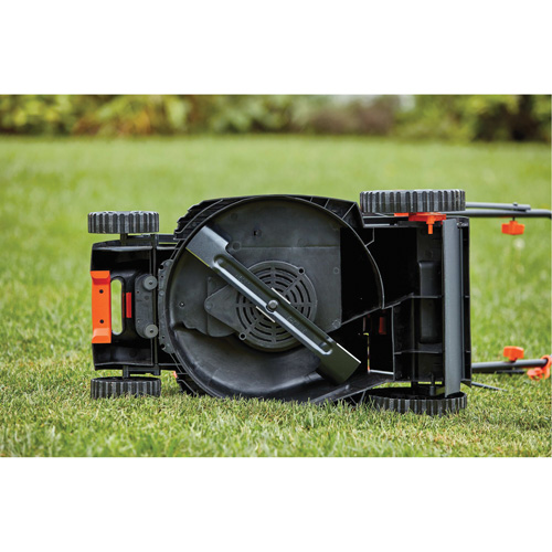 Tondeuse &agrave; gazon avec poign&eacute;e confortable, Pouss&eacute;e, &eacute;lectrique, Largeur de coupe 17" Distribution Élite MP
