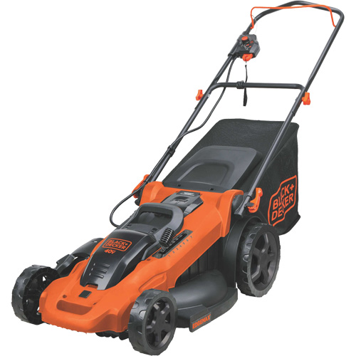 40V Max* Cordless Lawn Mower Kit, Push Walk-Behind, Battery Powered, 20" Cutting Width Distribution Élite MP