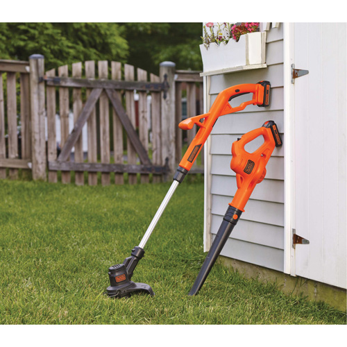 Ensemble combin&eacute; coupe-bordure/taille-bordure et balayeuse pour surfaces rigides Max*, 10", &agrave; pile, 20 V Distribution Élite MP