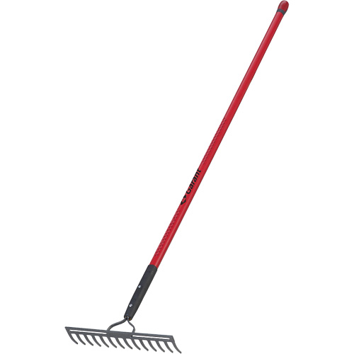 R&acirc;teau &agrave; niveler, Manche Fibre de verre, 14" la, Lame Acier forg&eacute;, 14 dents Distribution Élite MP