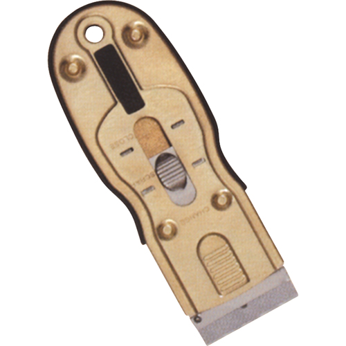 Grattoirs &agrave; lame de rasoir ergonomique, Lame Acier au carbone, Largeur 1-1/2", Manche Caoutchouc Distribution Élite MP