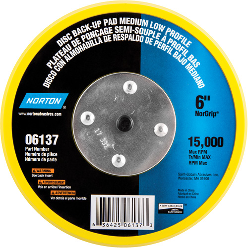 Back Up Pads For PSA & Hook And Loop Paper Discs Distribution Élite MP