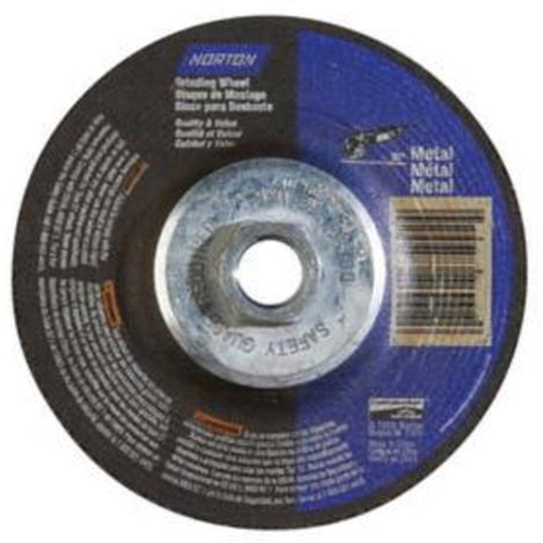 Metal Grinding Wheels, 4-1/2" x 1/4", 5/8"-11 Arbor, Aluminum Oxide, Type 27 Distribution Élite MP
