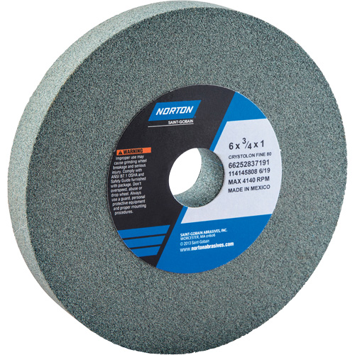 Meules pour rectifieuses d'&eacute;tabli - Meules Gemini, 6" x 3/4", Arbre de 1" Distribution Élite MP