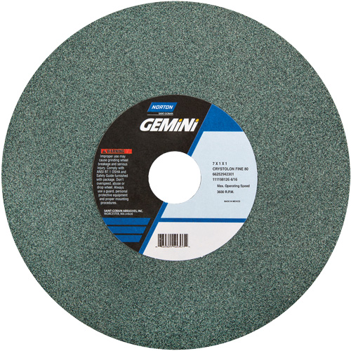 Bench Grinding Wheels - Gemini, 6" x 1", 1" Arbor Distribution Élite MP