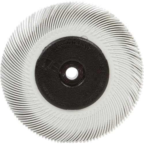 Brosse radiale en soies Scotch-Brite, C&eacute;ramique, Grain 120, 6" dia. Distribution Élite MP