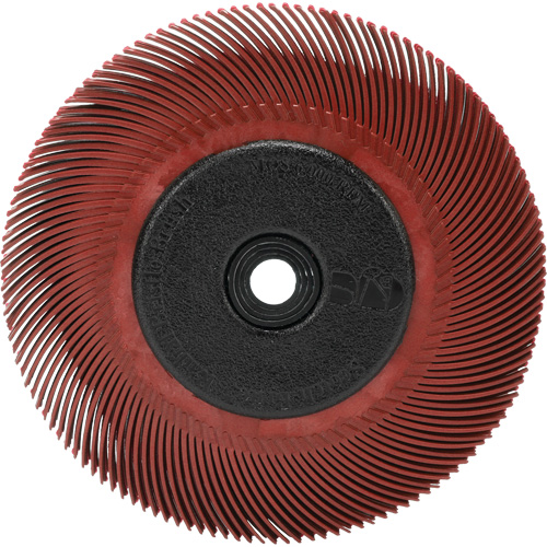 BROSSE RADIALE BRISTLE T-C,6",A/ADAPTATEUR 220, C&eacute;ramique, Grain 220, 6" dia. Distribution Élite MP