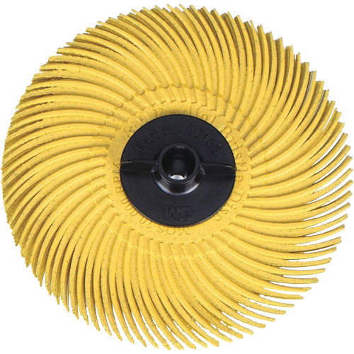 Scotch-Brite Radial Bristle Disc, Aluminum Oxide, 80 Grit, 3" Dia. Distribution Élite MP