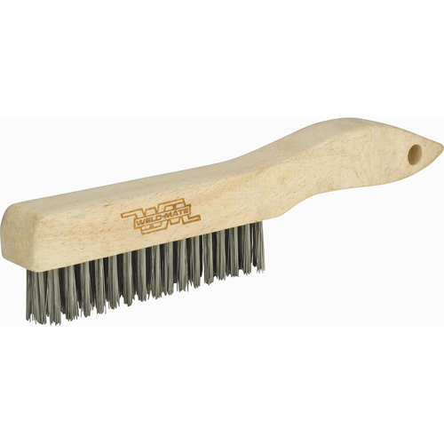 Brosses &agrave; gratter industrielles &agrave; manche en patin, Acier au carbone, 4 x 16 rangs de fils, Longueur 10-1/2" Distribution Élite MP