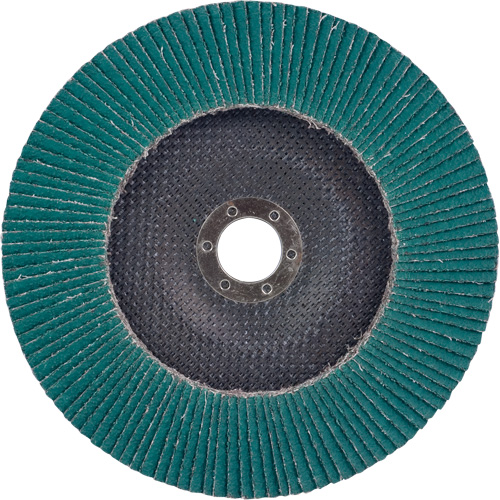 Flap Disc 577F, 7" x 5/8"-11, Type 27, 36 Grit, Zirconia Alumina Distribution Élite MP