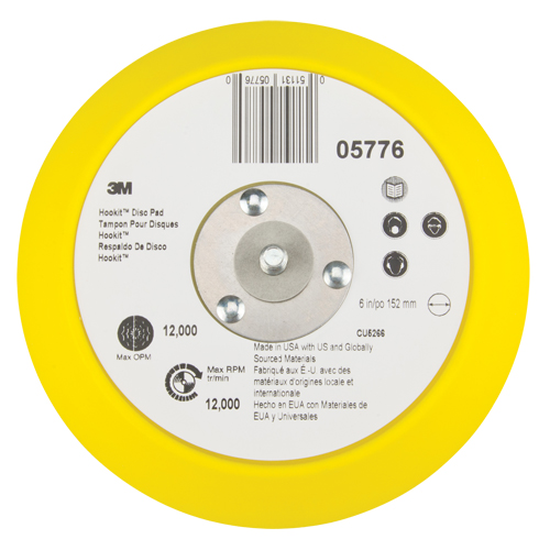 Patin pour disque Hookit, dia 6" Distribution Élite MP