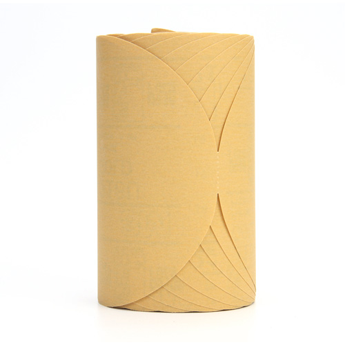 Stikit 216U Gold Paper Disc Roll, 6" Dia., P320 Grit, Aluminum Oxide Distribution Élite MP