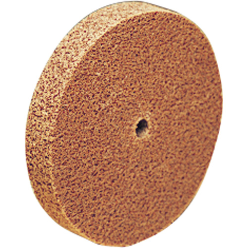 Meule d'abrasion et de polissage unitaris&eacute;e Scotch-Brite, 6" x 1/8", Arbre de 1/2", Grain de Cors&eacute;, Oxyde d'aluminium Distribution Élite MP
