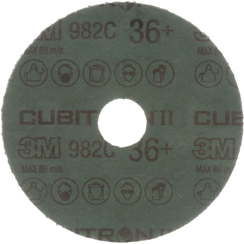 Disques en fibre mod&egrave;le 982C Cubitron II , Grain de c&eacute;ramique, 36+, 5" Dia x 7/8" Arbre Distribution Élite MP