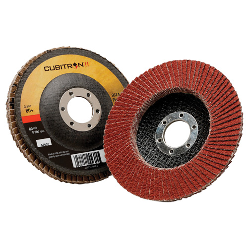 Disque &agrave; lamelles 967A T29 Cubitron II, 5" x 7/8", Type 29, Grain 40+, C&eacute;ramique Distribution Élite MP