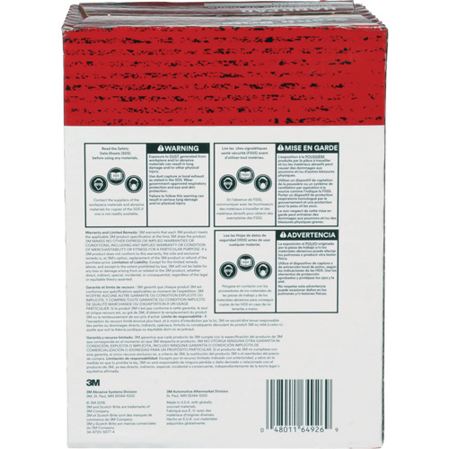 Scotch-Brite 7447 Hand Pads, Aluminum Oxide, 9" x 6", Very Fine Grit Distribution Élite MP